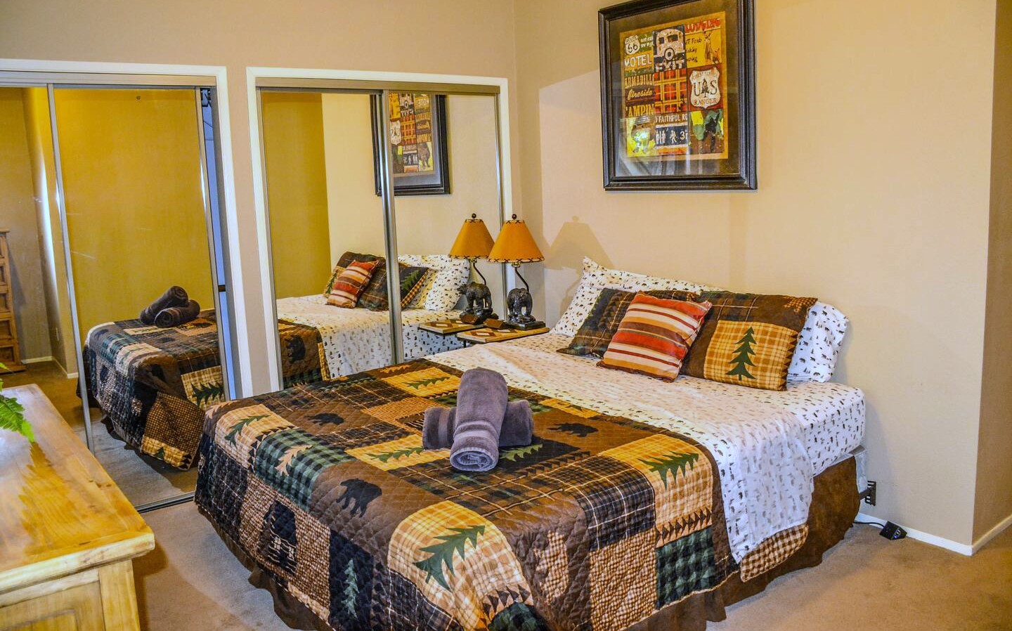 The main bedroom